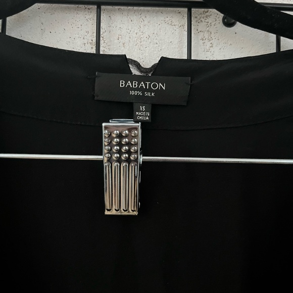 Aritzia Babaton Black Romper - 100% Silk - Picture 2 of 3